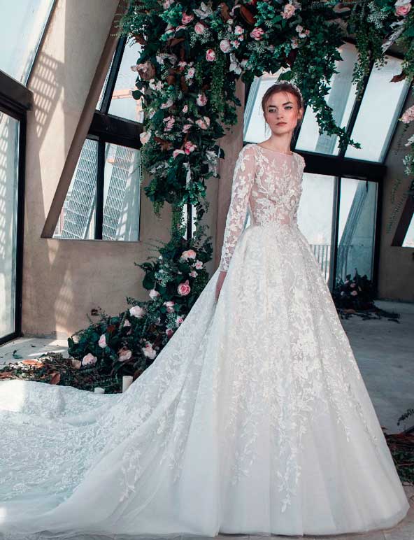 ۶۲ مدل لباس عروس جدید و شیک ۲۰۲۱ برای سورپرایز عروسهای لاکچری
