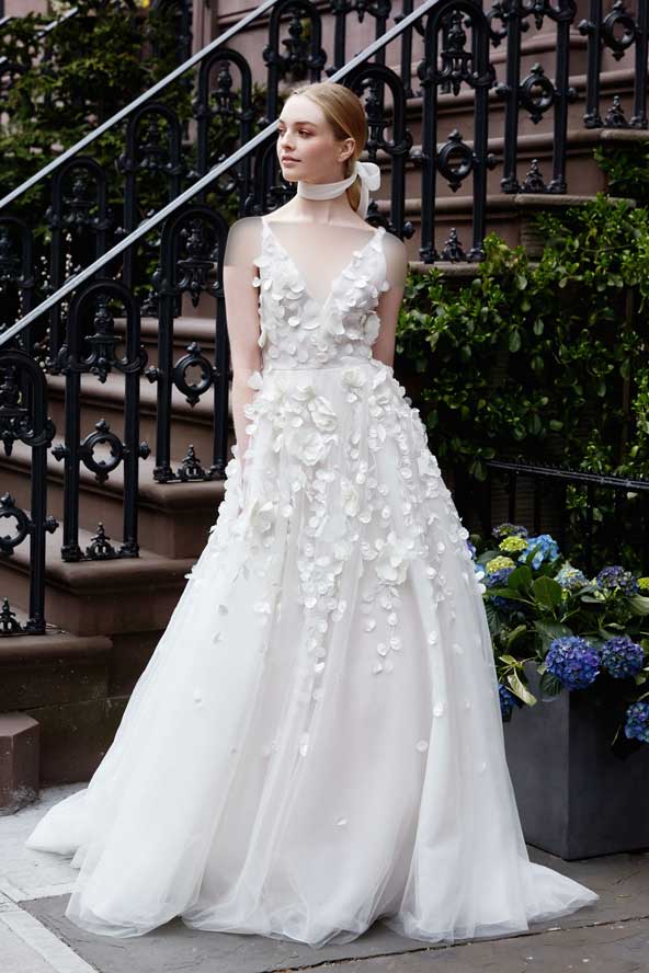 لباس عروس بسیار زیبا با پارچه طرح پولکی