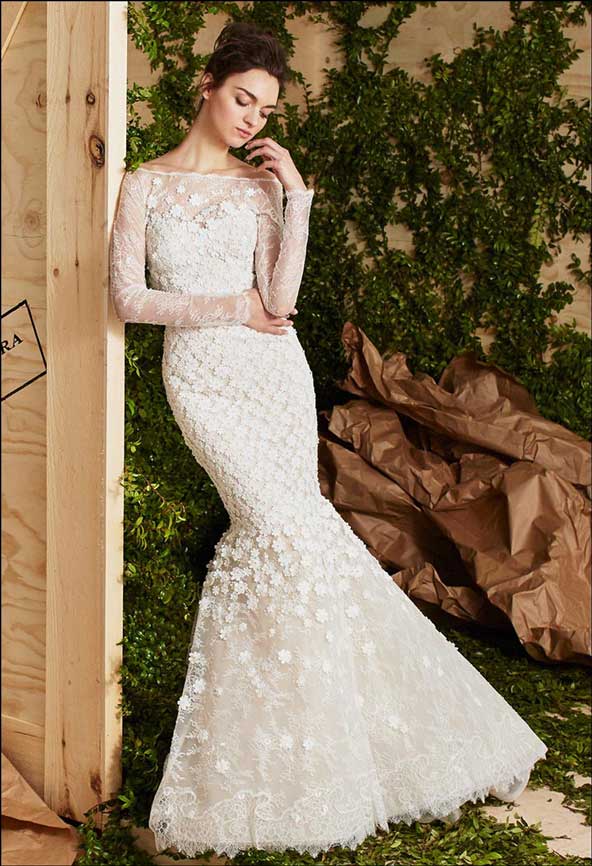 لباس عروس گیپور مدل ماهی جدید
