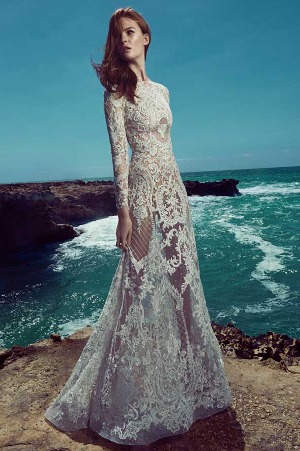 مدل لباس عروس گیپور ۲۰۲۲ شیک