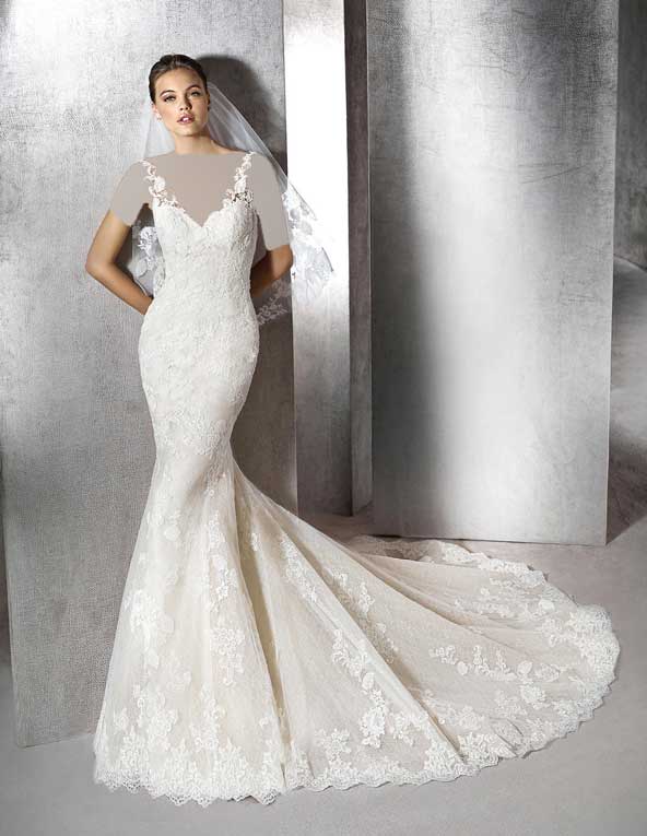 لباس عروس گیپور ترک مدل ۲۰۲۲