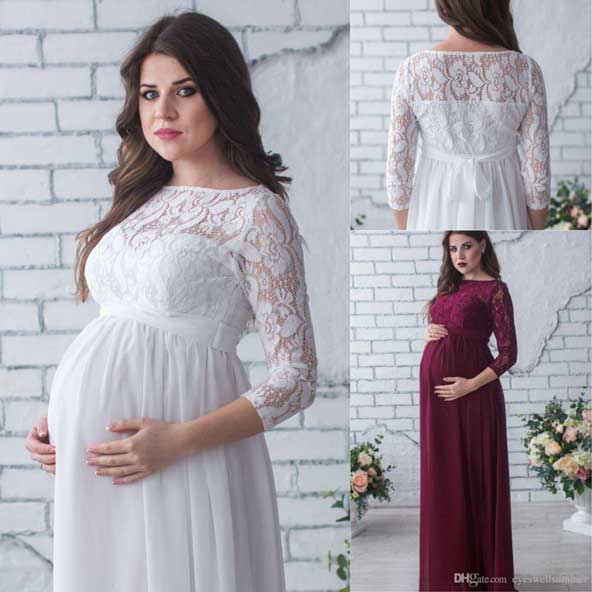 مدل لباس بارداری مجلسی جدید ۲۰۲۴ با رنگ بندی مختلف