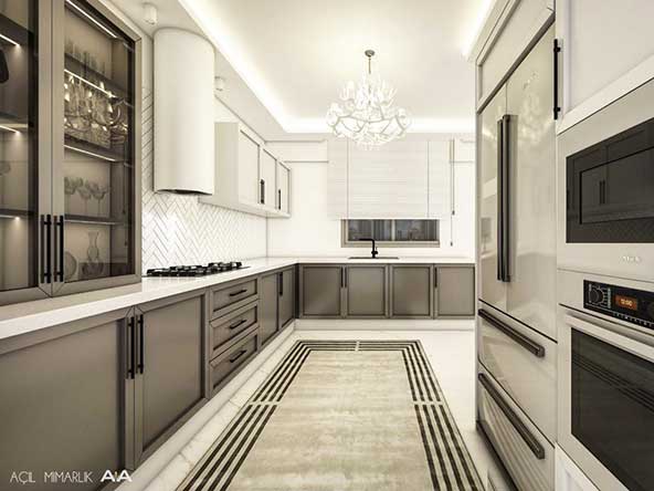 ۲۲ مدل آشپزخانه جدید و شیک با دکوراسیون مدرن و طراحی لاکچری
