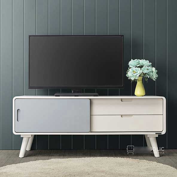 ۳۲ مدل میز تلویزیون جدید و شیک در طرح های دیواری، چوبی و مدرن