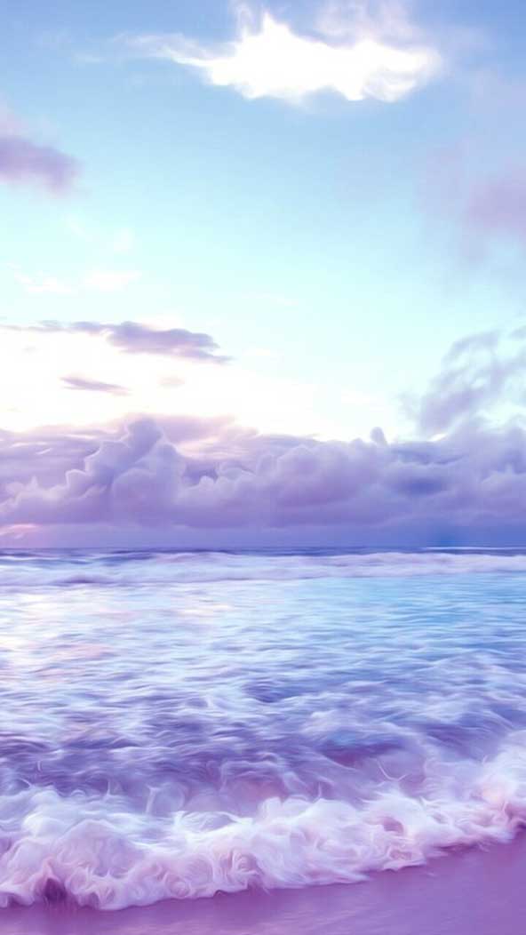 عکسی زیبا و روشن از دریا برای بک گراند موبایل دخترانه