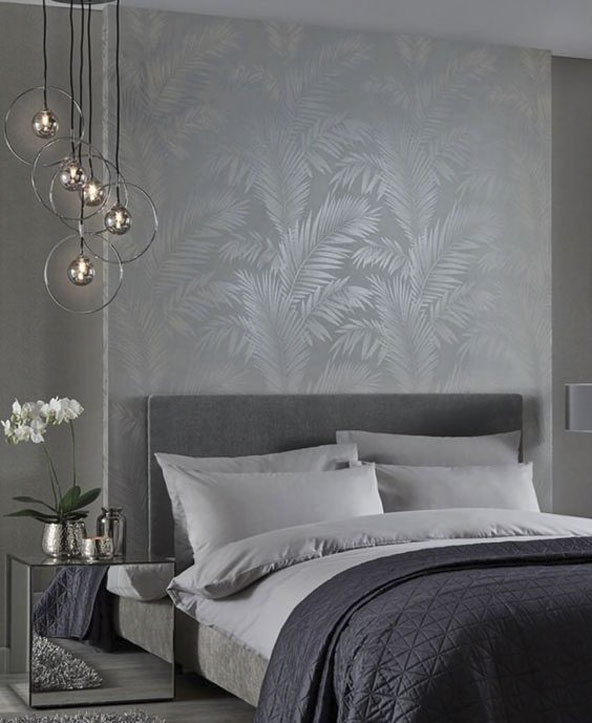 کاغذ دیواریهای ساده و کلاسیک مخصوص اتاق خواب