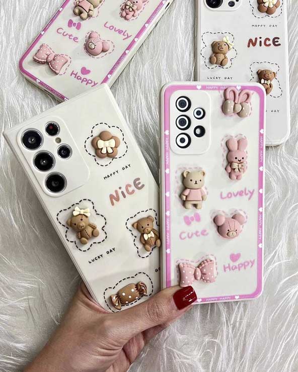 قاب موبایل ژله ای خرس شکلاتی برای گوشی 4G و 5G سامسونگ A32
