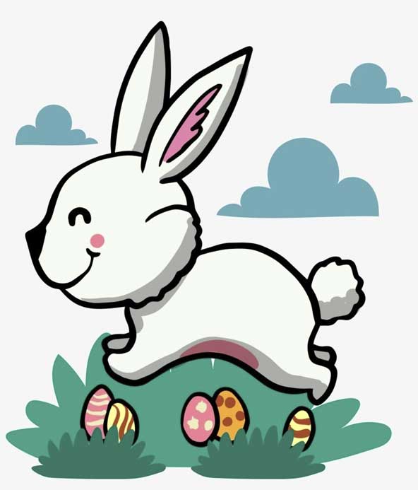 ۳۰ نقاشی خرگوش کودکانه آسان و زیبای ساده و فانتزی عید سال ۱۴۰۲