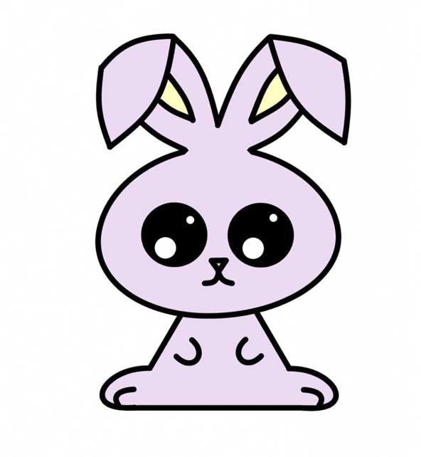 عکس نقاشی جدید از خرگوش ترسیده و کوچولو